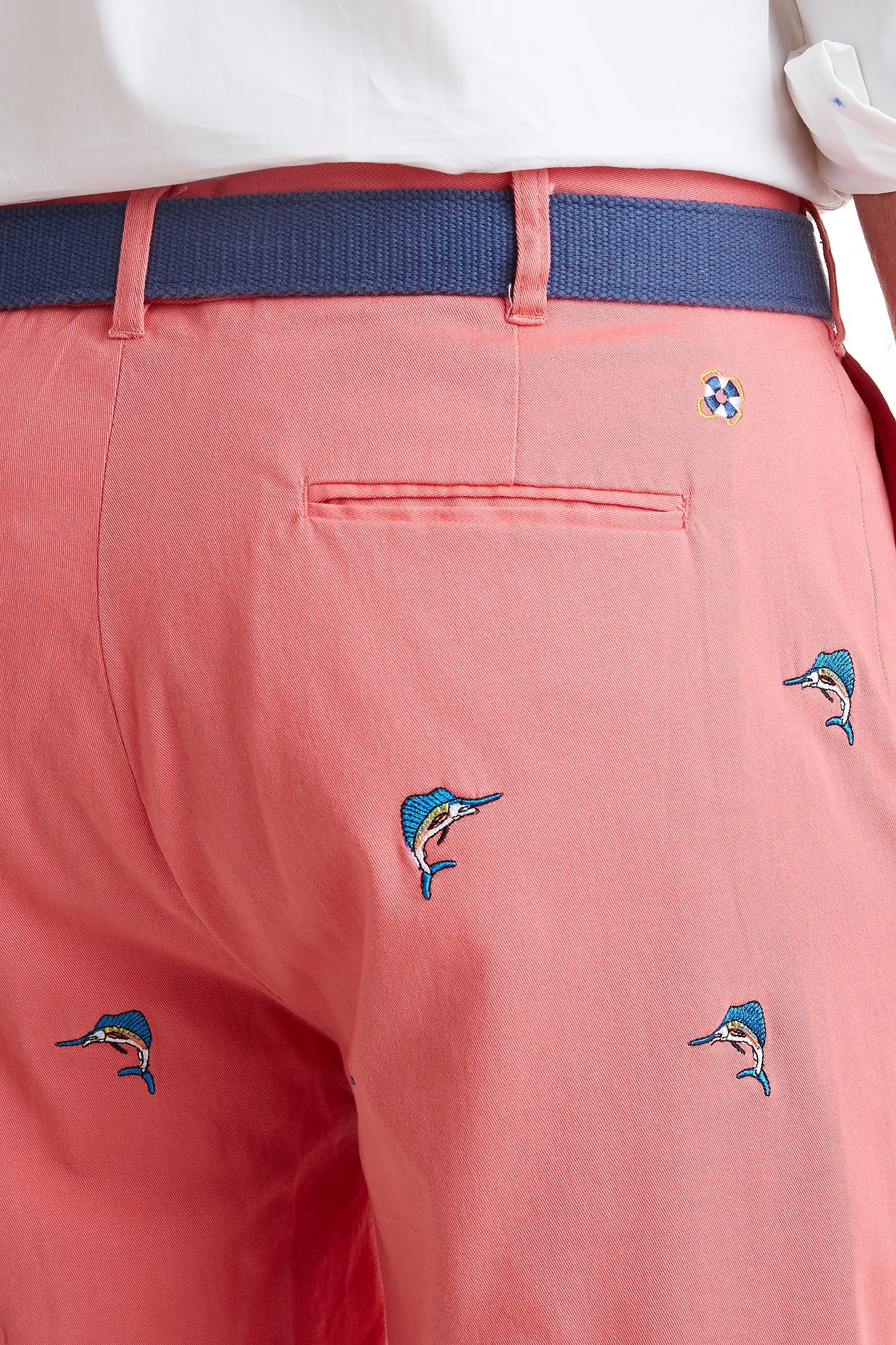 Cisco Short Stretch Twill Sunset with Sailfish - Comfortable & Stylish Men's Casual Shirt for Outdoor Activities & Beach Wear