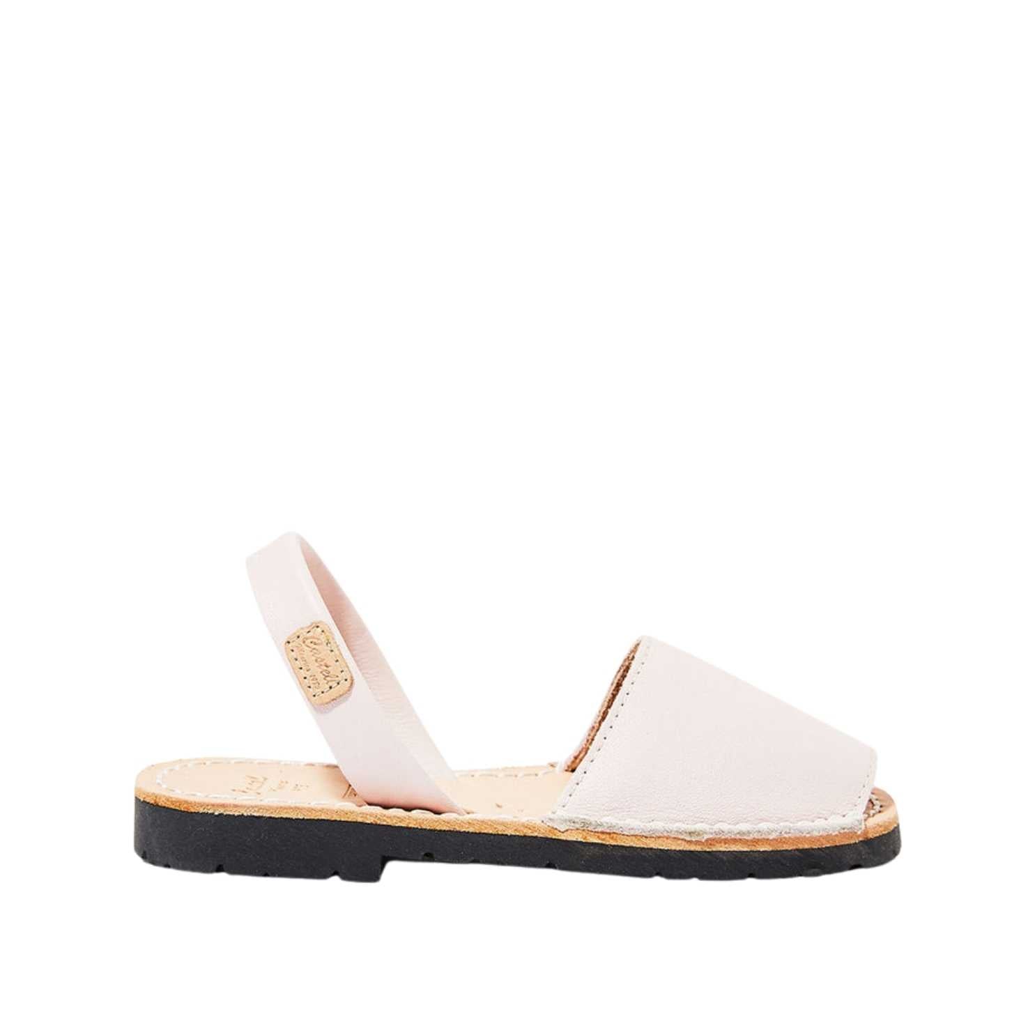 Comfortable Open Toe Leather Menorcan Sandals for Kids - Iker 1097 Piel | Perfect for Summer, Beach & Casual Outings