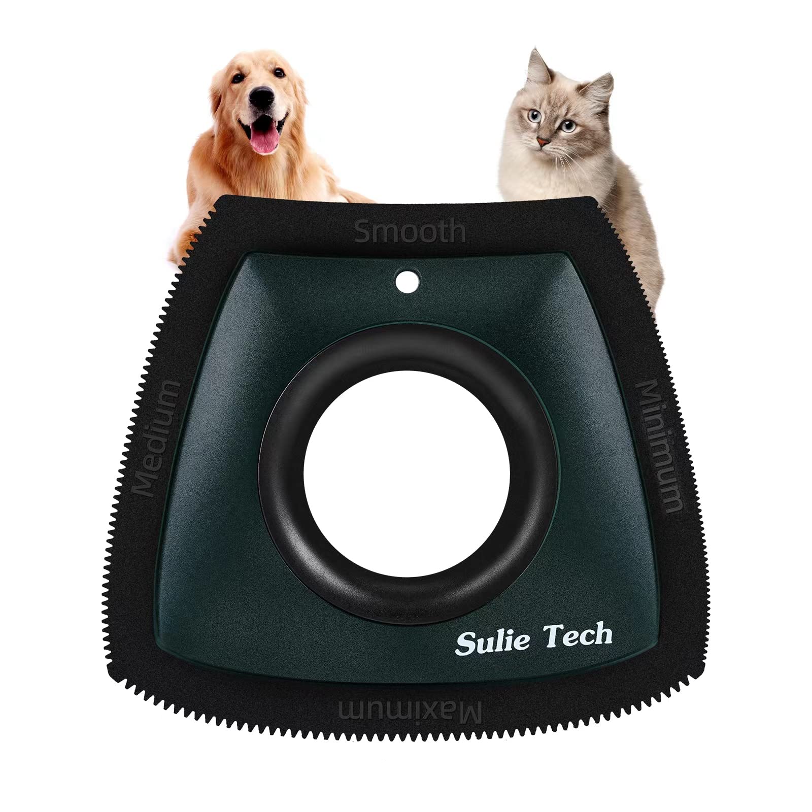 Pet Hair Remover for Dogs & Cats - Auto Detailing Brush for Car, Couch, Furniture & Carpet - Lint & Fur Removal Tool (Dark Green) - Perfect for Home, Car & Pet Owners