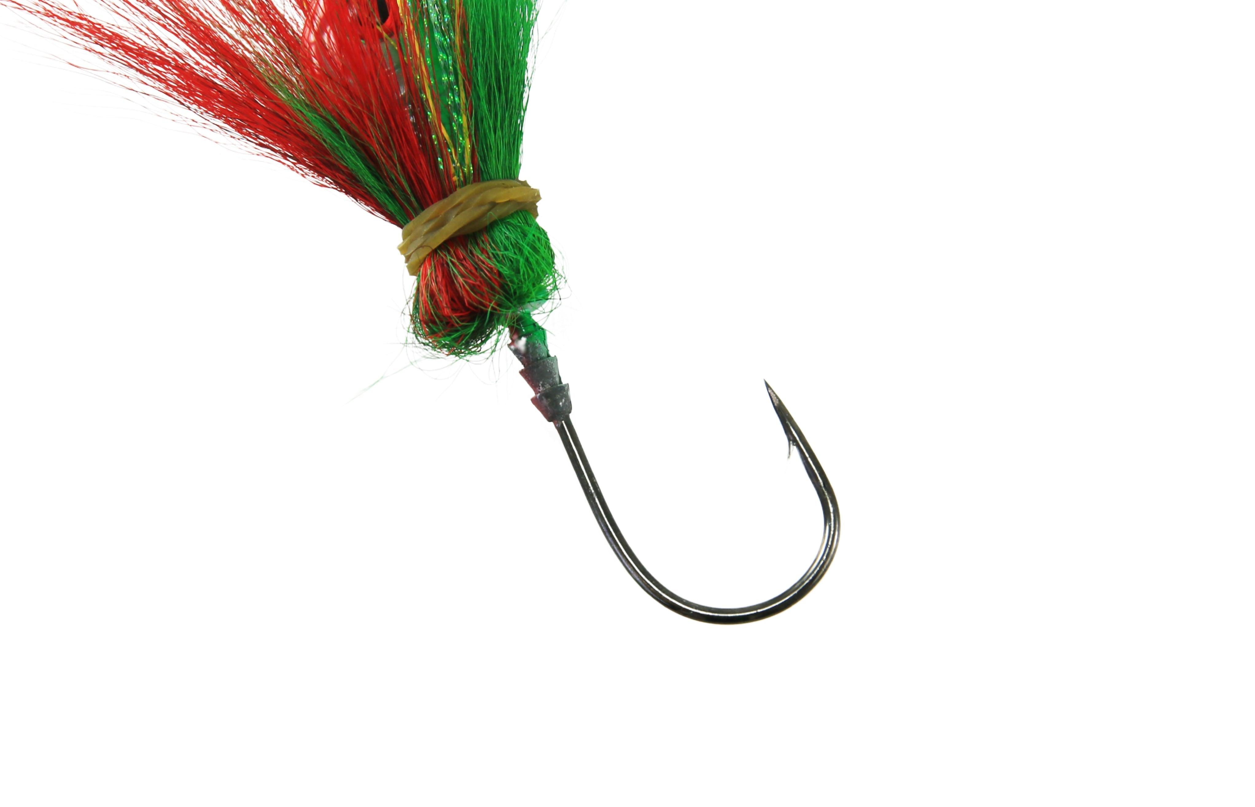Premium Bucktail V2 Jigs for Saltwater Fishing - High Performance Jigging Lures for Striped Bass, Fluke & Bluefish - Ideal for Offshore & Inshore Angling
