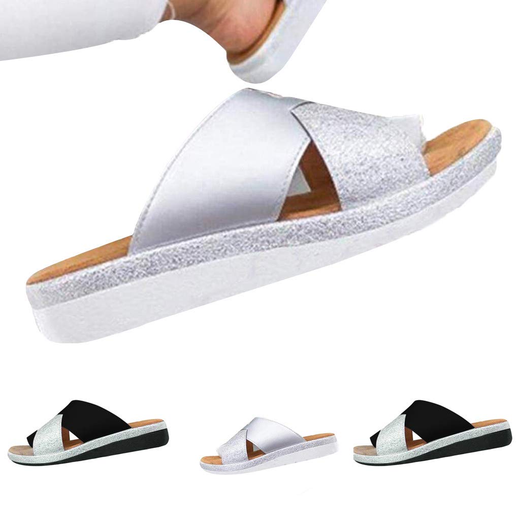 Women's Platform Sandals - Open Toe Flatform Summer Shoes for Beach, Travel & Fashion | Comfortable Flip Flops for Casual Wear, Vacation & Outdoor Activities