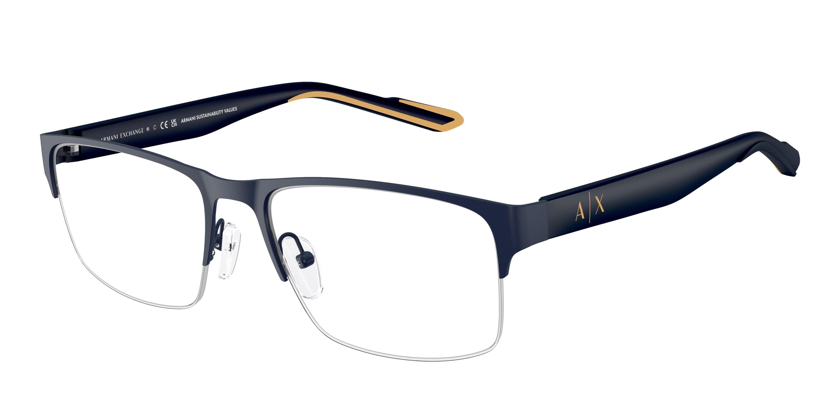 Armani Exchange 1068 Eyeglasses for Men & Women - Stylish Designer Frames with UV Protection - Perfect for Work, Driving & Everyday Wear