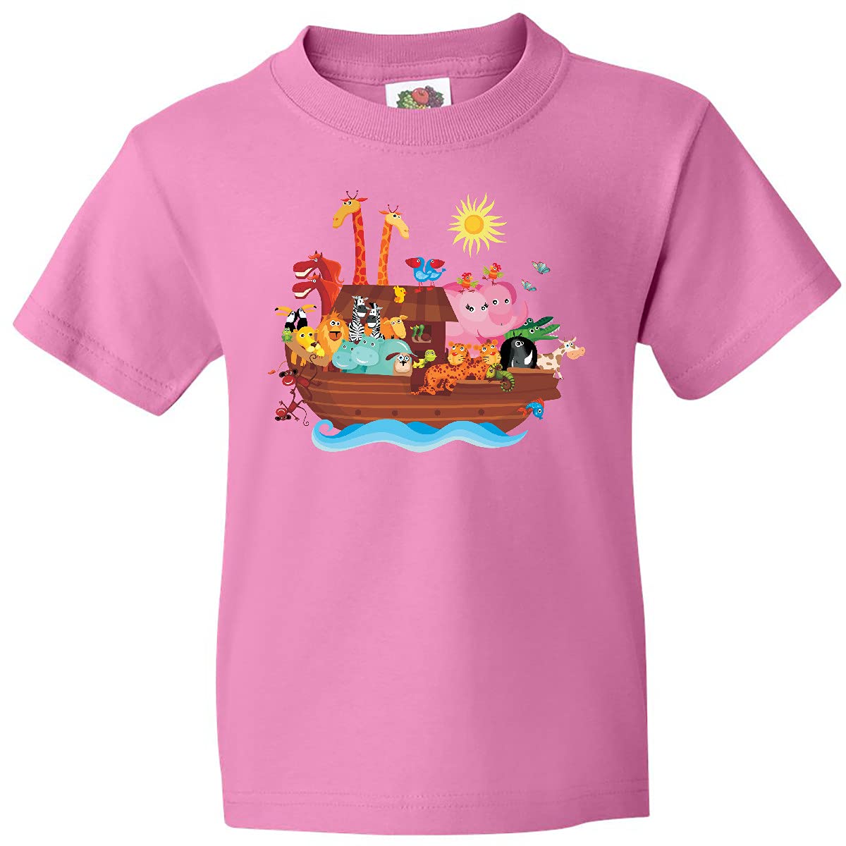 Inktastic Christian Youth T-Shirt - Animal Ark Bible Story for Church & Worship