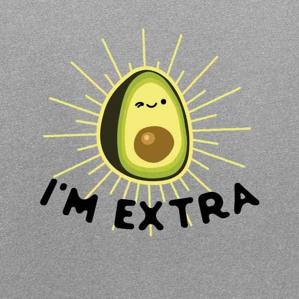 Pop Threads 'I'm Extra Avocado' Funny Cute Guacamole Graphic T-Shirt for Baby Toddler Kids - Boys & Girls Casual Play Outfit for School, Playdates & Family Photos