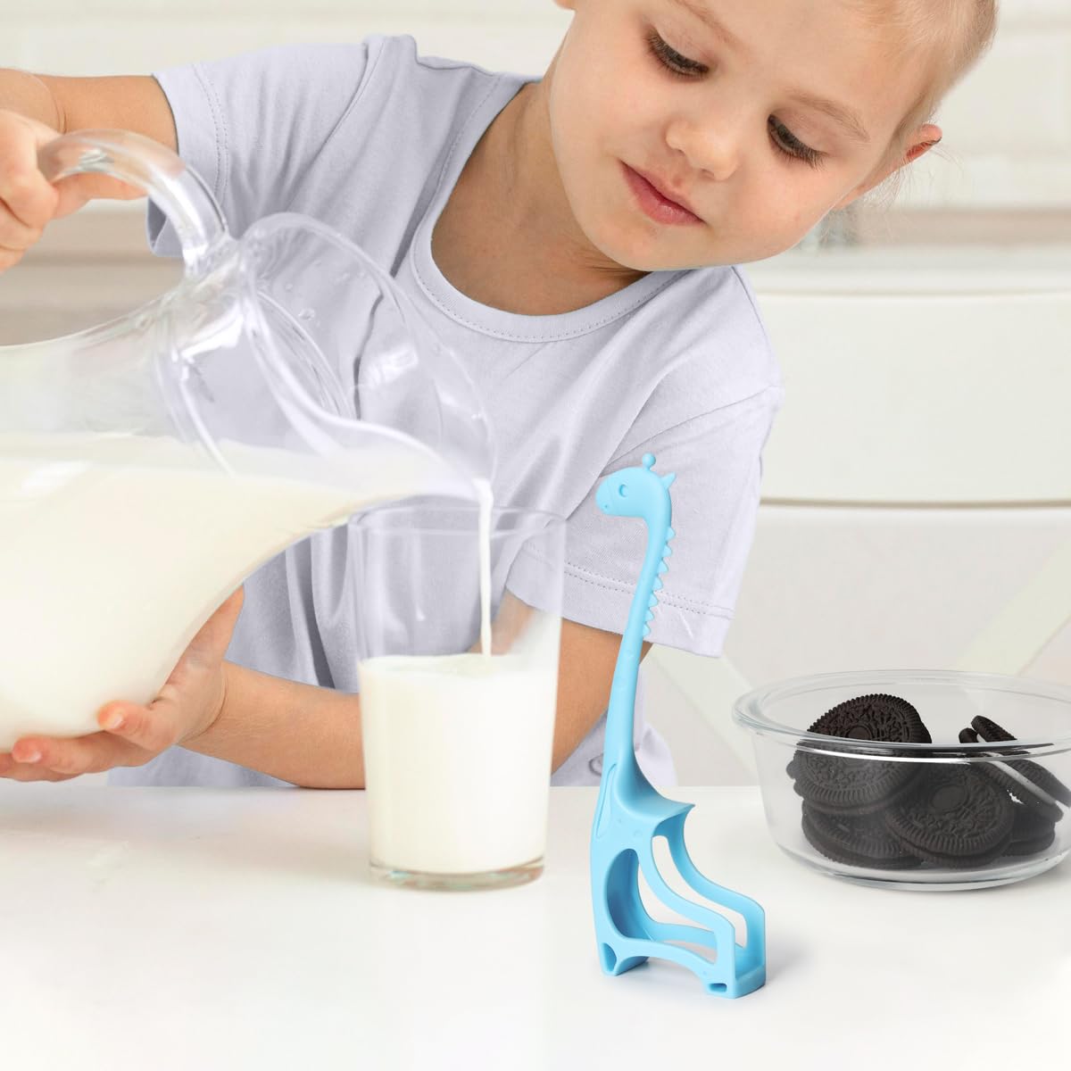 **Aieve Cookie Dunker for Oreo & Milk - Upgraded Anti-Floating Design | Perfect for Kids Snack Time, School Lunch & Family Dessert Fun**