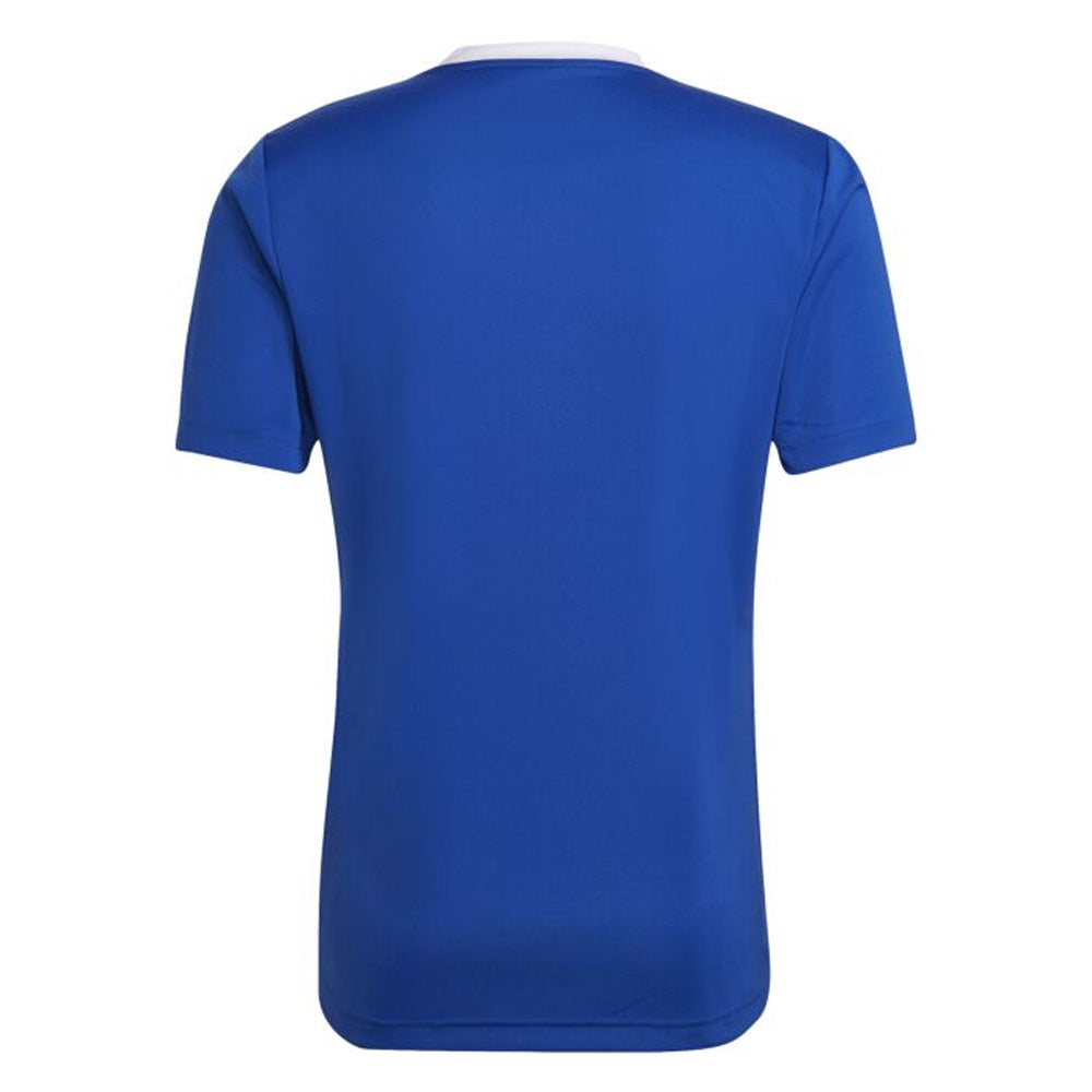Adidas Entrada 22 Soccer Jersey for Men - Royal Blue & White Official Football Shirt - Perfect for Training, Matches & Fan Support