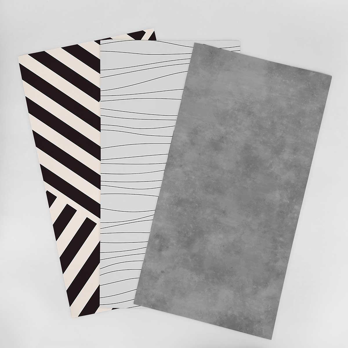 Black and White Wallpaper Sample for Living Room - Modern Gray Tones 001 - Perfect for Home Decor, Bedroom, and Office Spaces