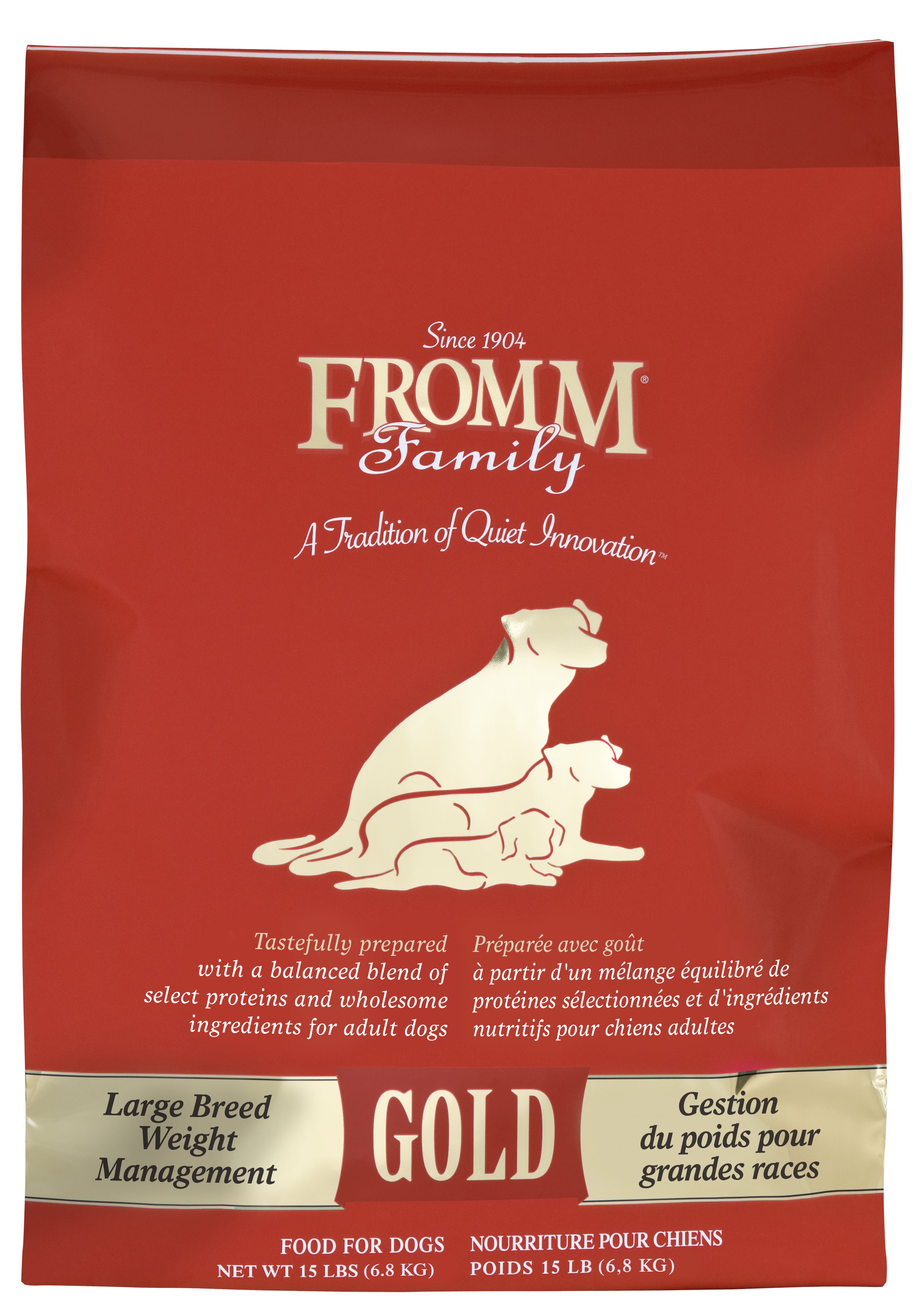 Fromm Gold Grain-Free Dry Dog Food for Large Breeds - Weight Management Formula - High Protein & Nutrient-Rich Kibble for Adult Dogs | Perfect for Weight Control & Joint Health Maintenance