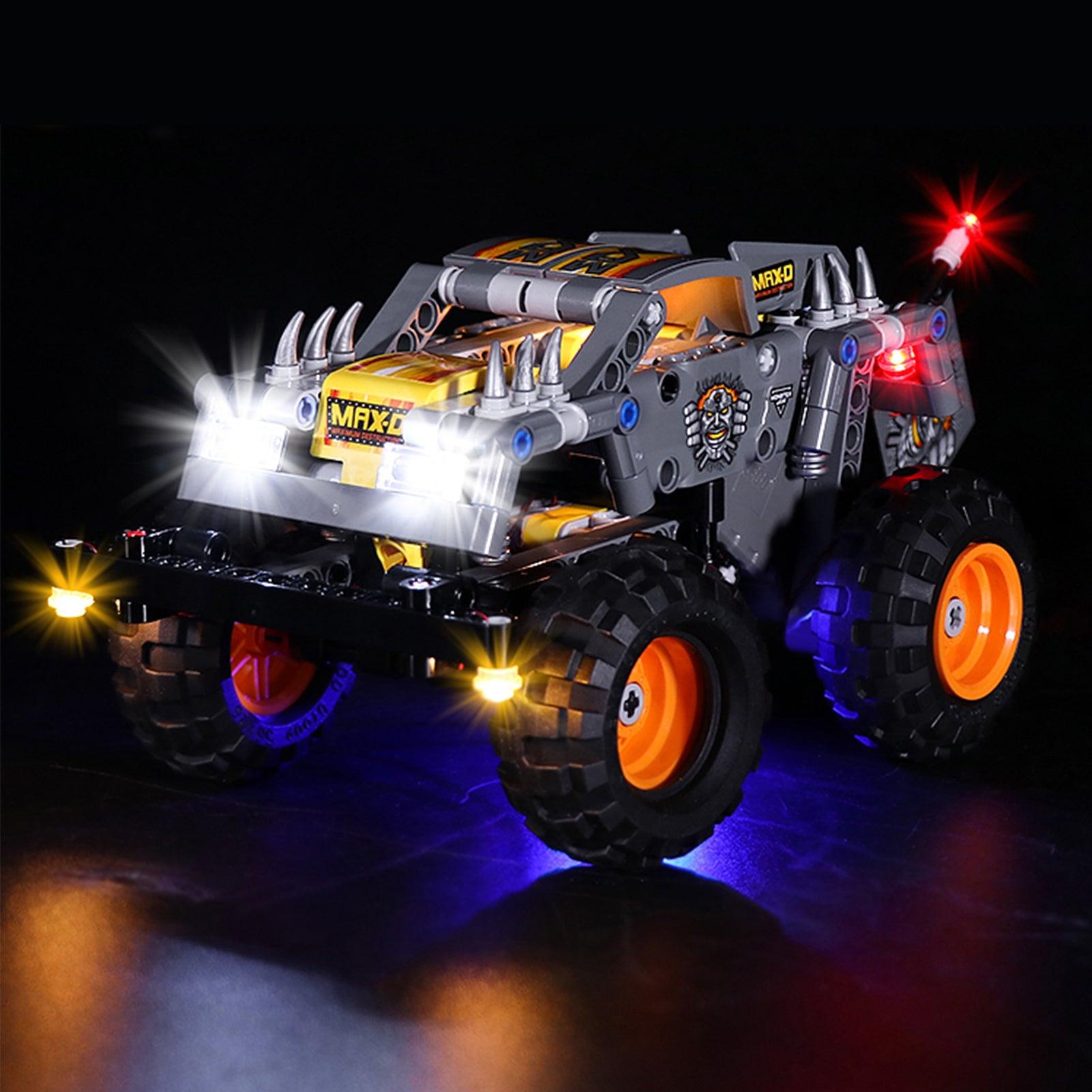 Best Light Kit for LEGO Technic Monster Jam Max-D 42119 – Enhance Your Model with LED Lights for Nighttime Display & Play