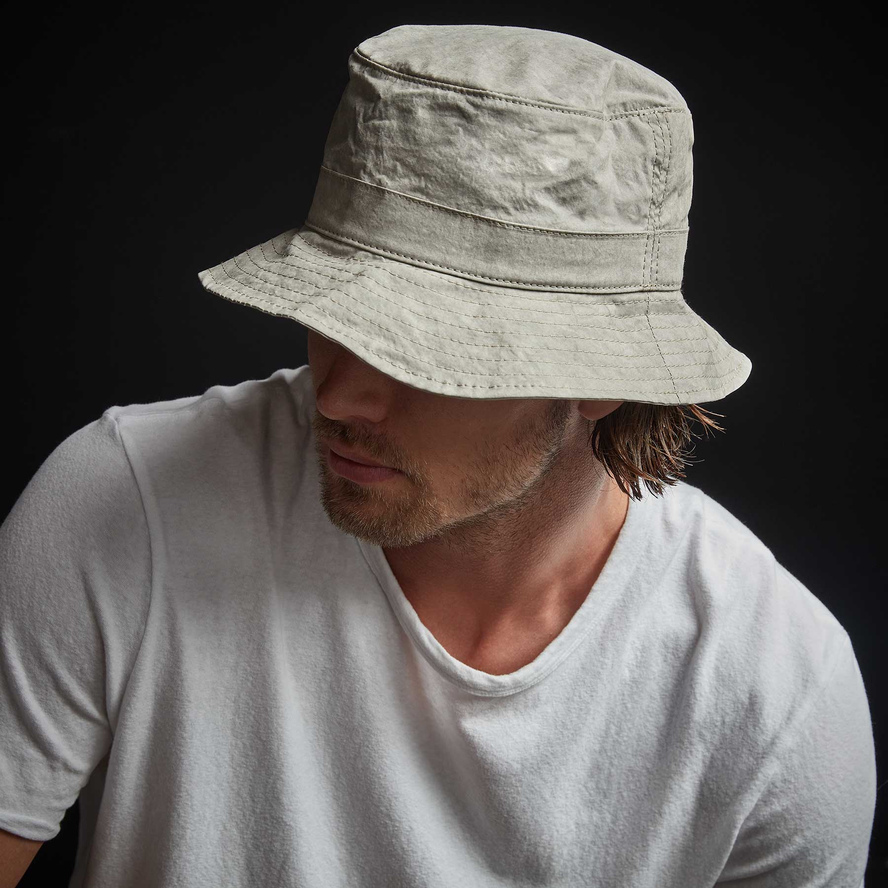 Stylish Parachute Poplin Bucket Hat with Mineral Pigment - Perfect for Outdoor Adventures, Beach Trips & Summer Fashion