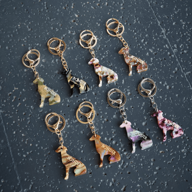 Stylish Greyhound Dog Keychain - Durable Metal Pet Lover Gift for Key Rings - Perfect for Dog Owners, Gifts & Everyday Carry