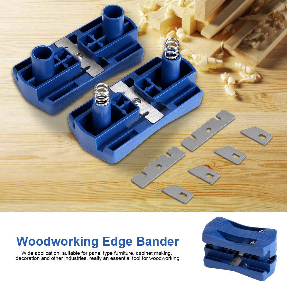 PVC Wood Banding Machine - Manual Banding Trimmer & Cutter for Woodworking | Double & Tail Trimming Tool | Perfect for Cabinet Making, Furniture Edging & DIY Wood Projects