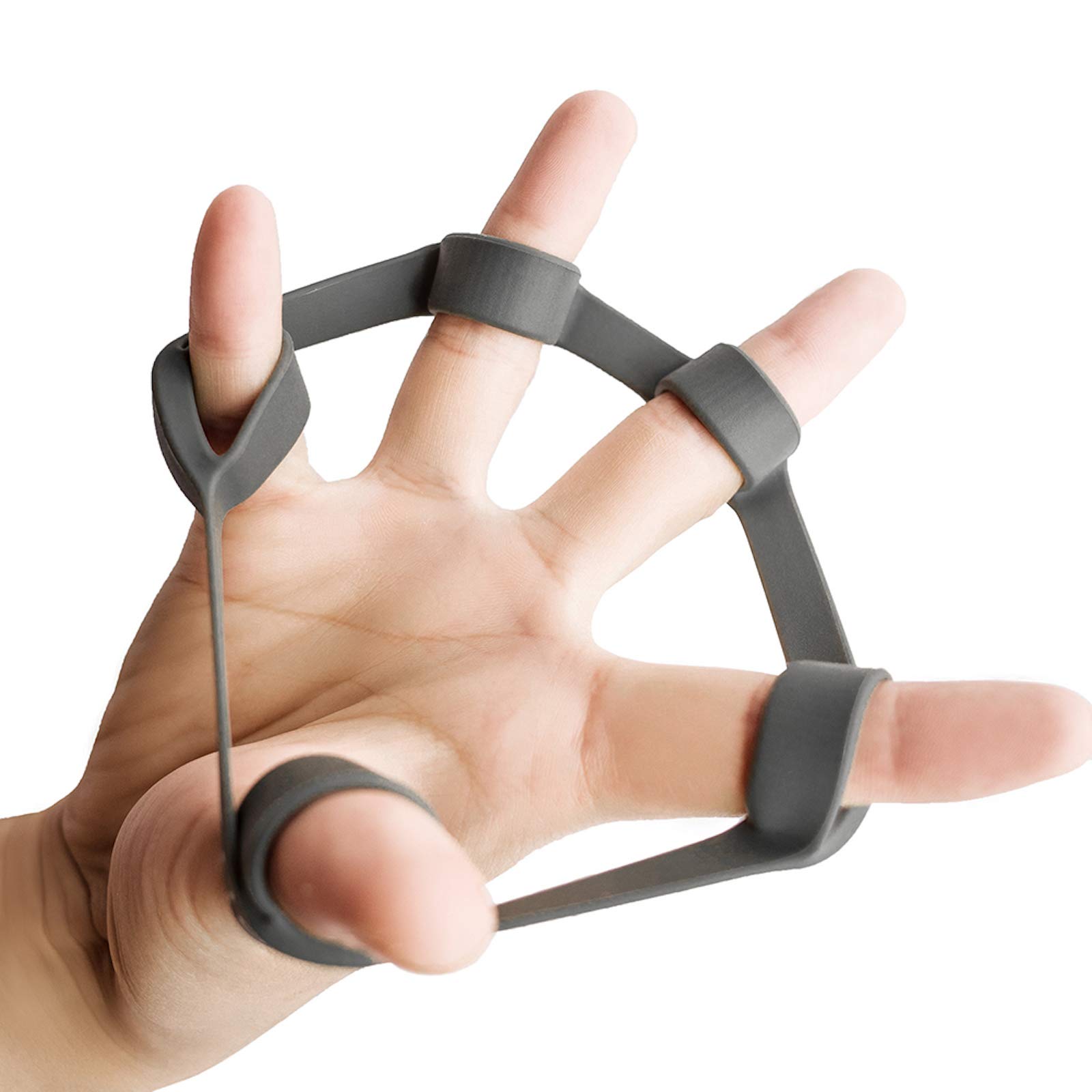 **Airisland Finger Stretcher & Hand Resistance Bands Set – Hand Extensor Exerciser for Grip Strength Training, Arthritis Relief & Carpal Tunnel Therapy – Ideal for Guitar Players, Rock Climbing & Rehabilitation (3-Piece Set)**