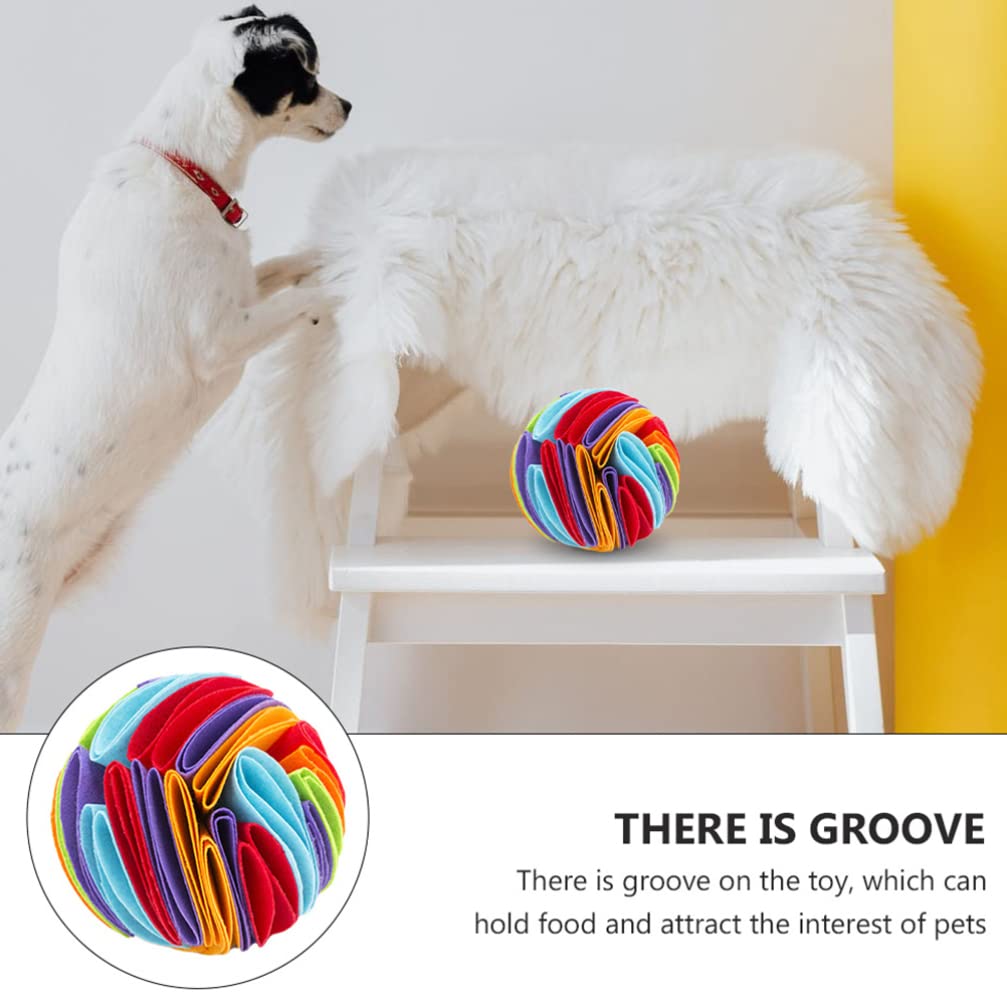 Balacoo 2-Pack Snuffle Ball Dog Toys for Mental Stimulation & Slow Feeding - Interactive Scent Training Puzzle Toy for Dogs & Cats - Perfect for Enrichment, Boredom Relief & Mealtime Fun