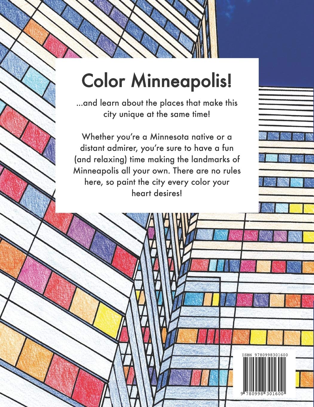 Color Minneapolis - Local Color Books | Explore the Vibrant Culture & Landmarks of Minneapolis | Perfect for Travelers & Art Enthusiasts
