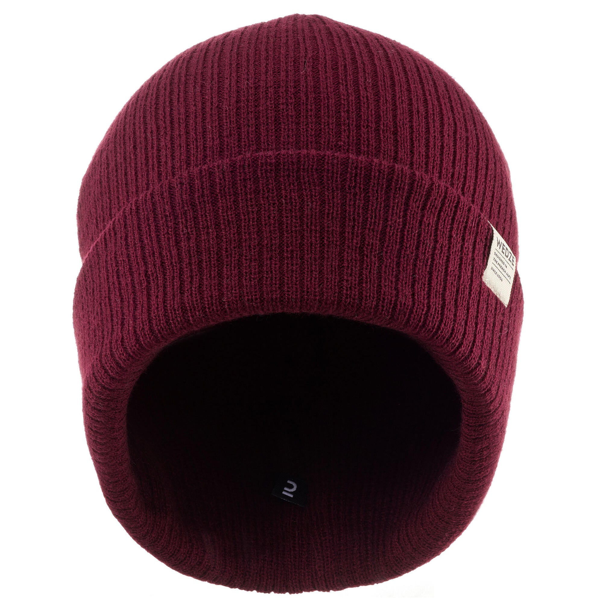 Wedze Fisherman Knit Beanie - Warm Winter Hat for Men & Women - Soft Acrylic Wool Blend - Perfect for Skiing, Hiking & Outdoor Activities