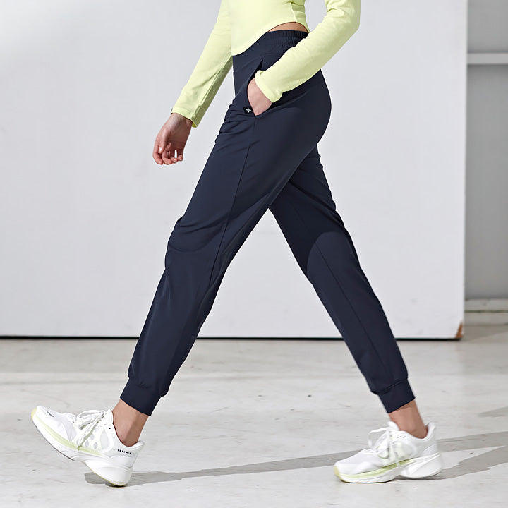 Tilted Line Tension Jogger Pants for Men - Stretchy Athletic Running Workout Pants with Elastic Waistband - Perfect for Gym, Yoga, and Casual Wear