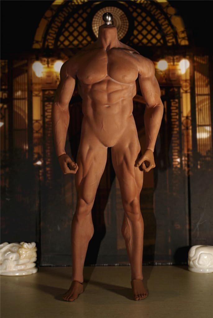 TBLeague 1/6 Scale Male Muscular Seamless Body Super Flexible Action Figure PL2016-M34 - Perfect for Collectors, Photography & Diorama Displays