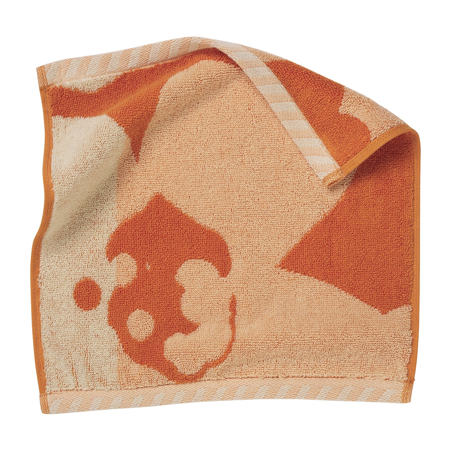 Manning Floral Face Washer - Soft Exfoliating Facial Cleansing Cloth for Sensitive Skin, Persimmon Scent | Gentle Makeup Remover & Daily Skincare Essential for Women & Men