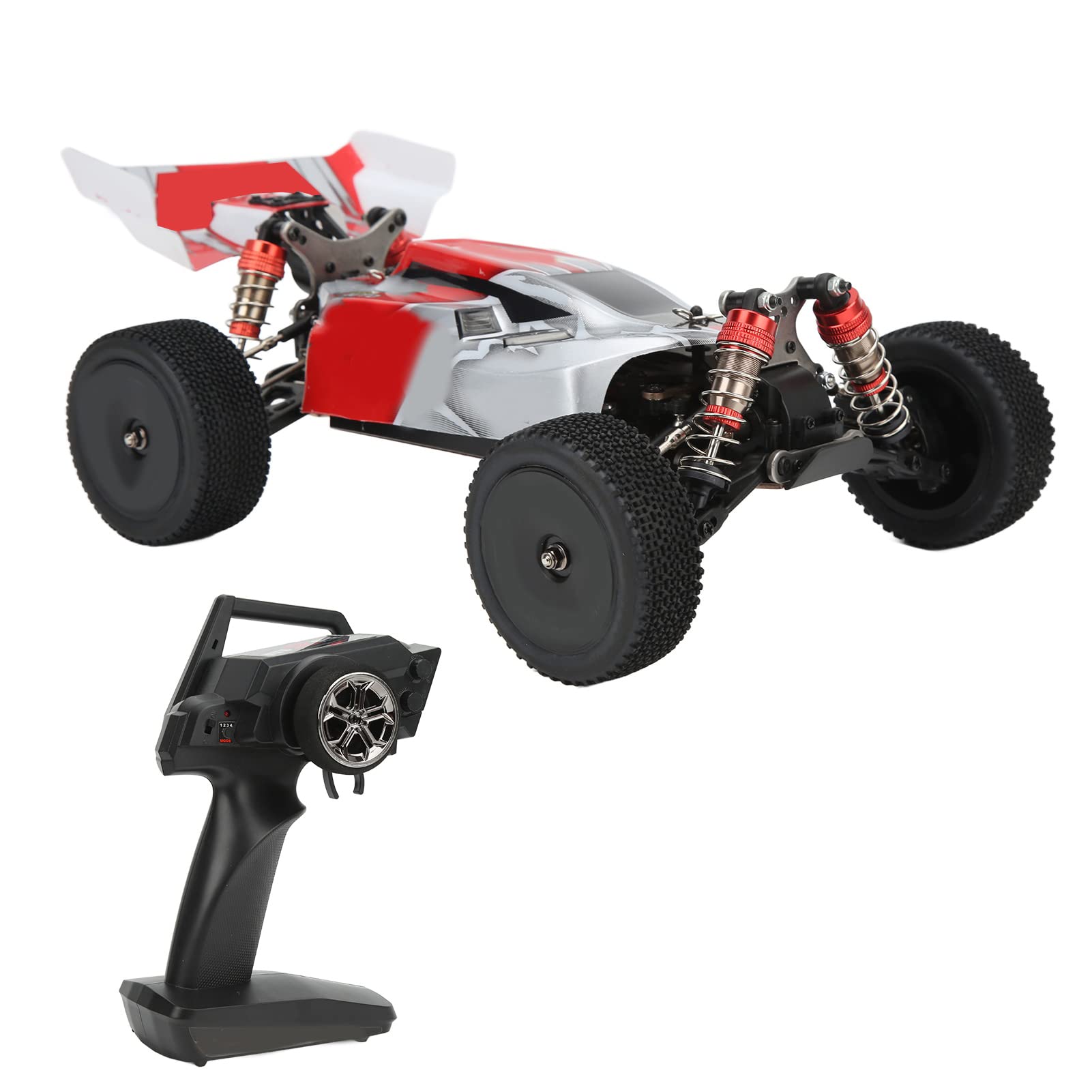 Zyyini 1/14 Scale High-Speed RC Drift Racing Car - 60km/h Aluminum Alloy Frame, 100m Remote Control Distance, Red - Perfect for Indoor/Outdoor Drifting, Racing Competitions & Hobby Enthusiasts