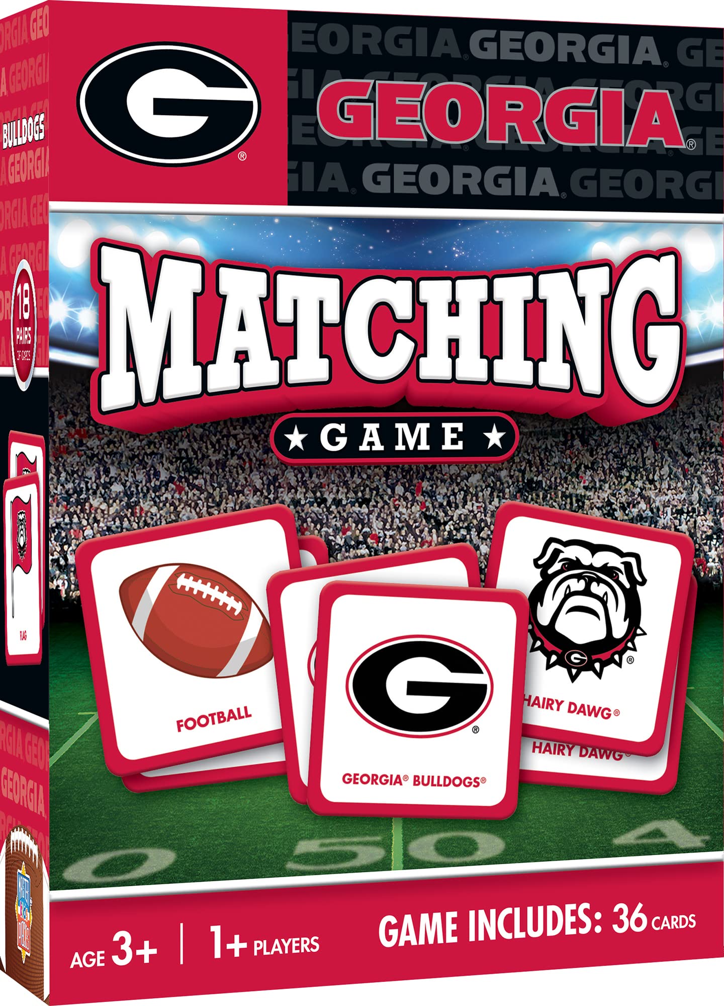 Masterpieces NCAA Unisex Matching Game - College Sports-Themed Puzzle Set for Family Game Nights, Dorm Decor, and Tailgating Fun
