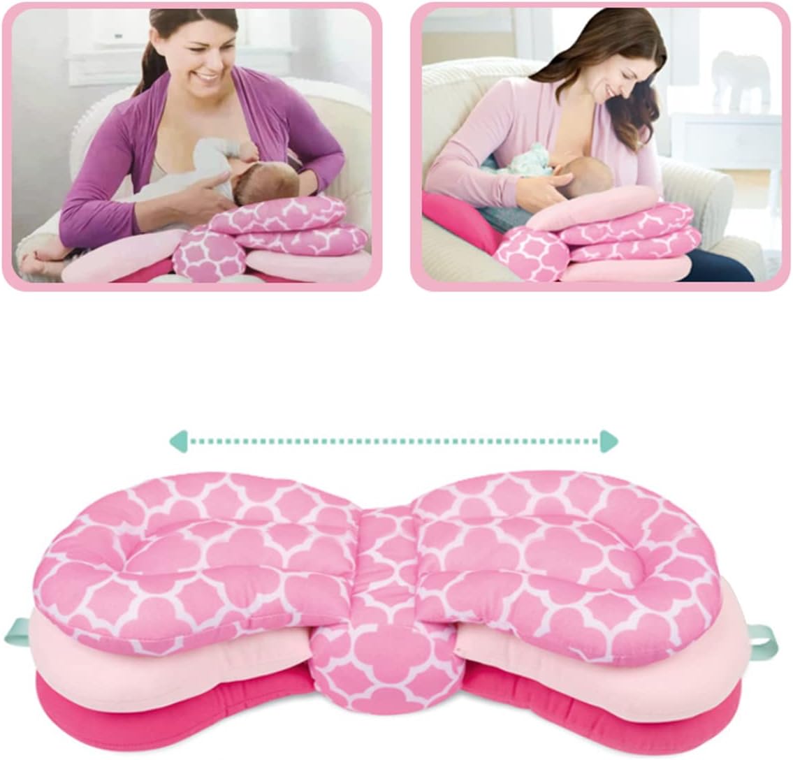 Butterfly Comfort Nursing Pillow for Breastfeeding - Ergonomic Support for New Moms & Babies - Perfect for Feeding, Lounging & Tummy Time