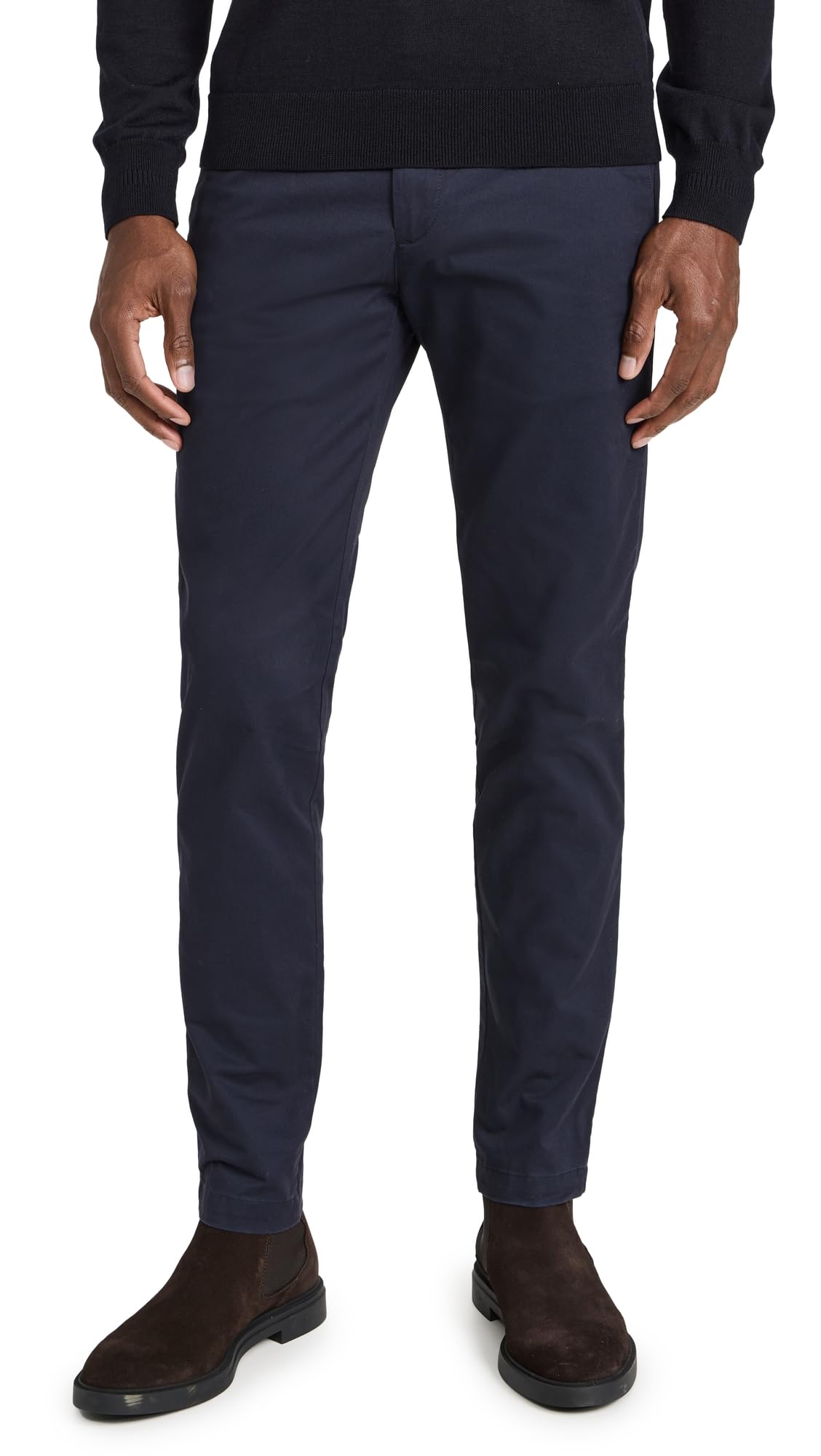 Club Monaco Men's Connor Chino Pants - Slim Fit Stretch Comfort Casual & Dress Pants for Office, Business, and Everyday Wear