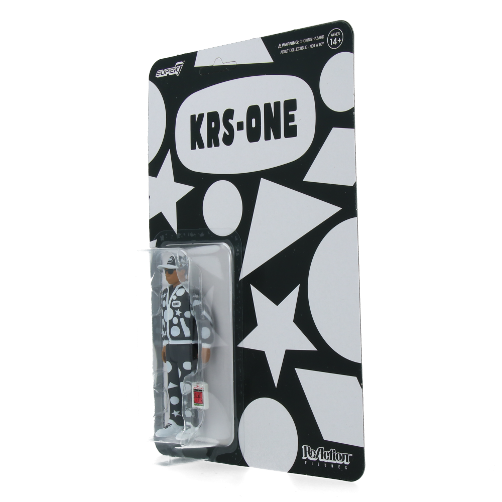 KRS One Self Destruction ReAction Figure - Wave 2 Hip Hop Collectible - Perfect for Music Fans & Pop Culture Collectors - Great for Display, Gifts & Hip Hop Memorabilia Collections