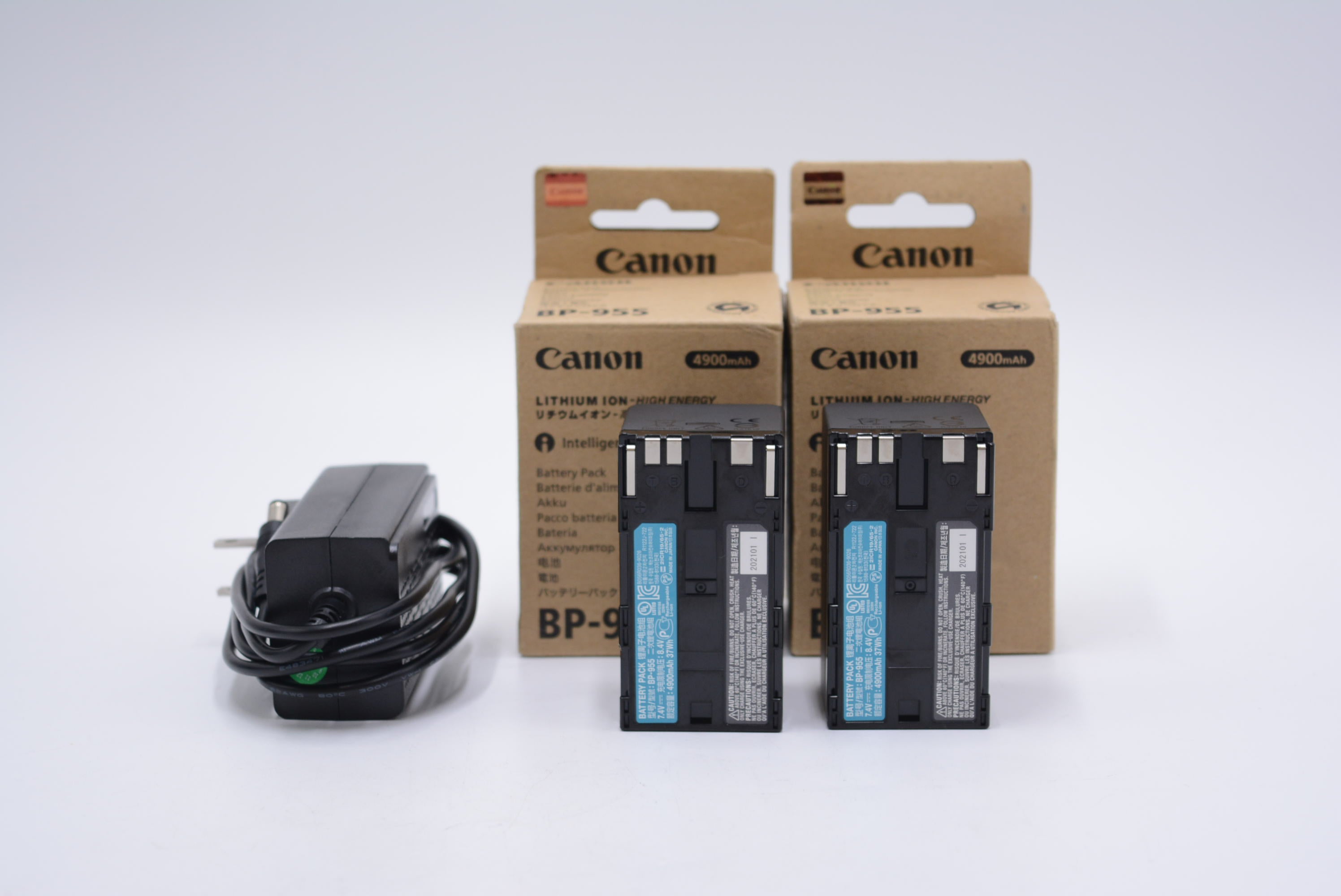 Dolgin TC200/NA Turbo Charger for Canon BP 955 Batteries - Fast Dual Battery Charger with 2x BP-955 Batteries (Used) - Perfect for Canon Camera Power Backup & Professional Photography
