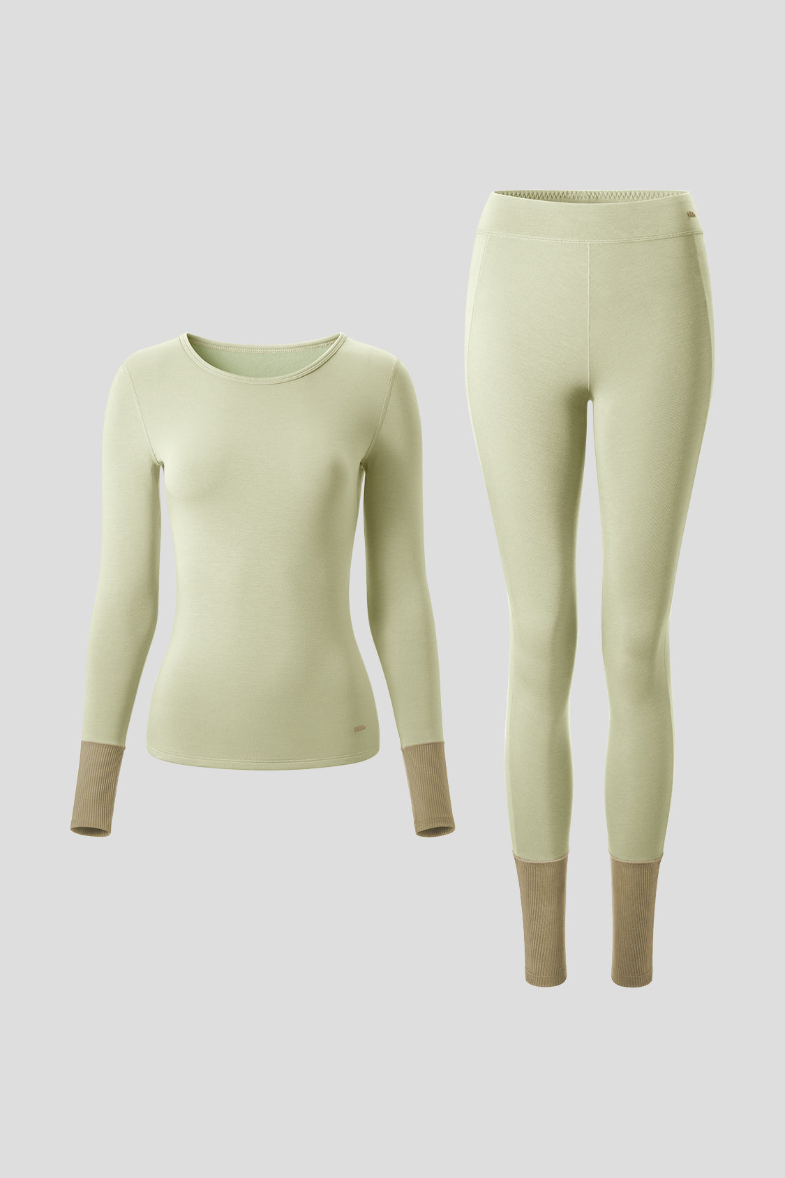 FitEssence Women's Thermal Base Layer Set - Moisture Wicking Long Sleeve Top & Leggings for Cold Weather, Yoga, Running & Outdoor Activities