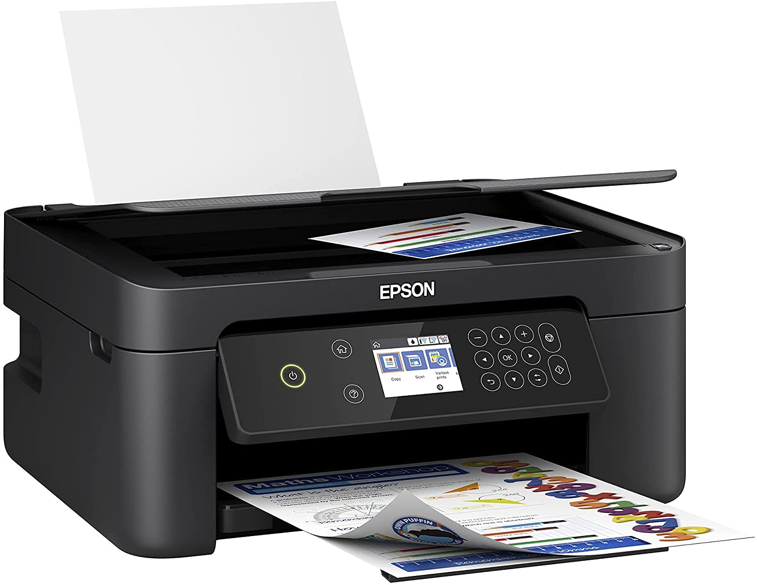 Epson Expression Home XP-4105 Wireless All-in-One Printer for Home Office | Compact Design with Scanning, Copying & Printing | Perfect for Remote Work & School Projects