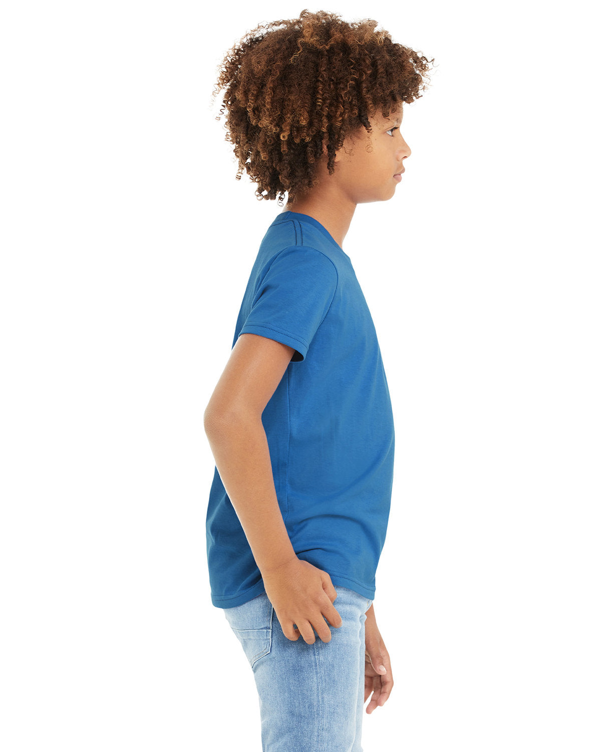 Bella + Canvas 3001Y Youth Jersey Short Sleeve T-Shirt - Soft Cotton Tee for Kids & Teens - Perfect for School, Sports & Everyday Wear