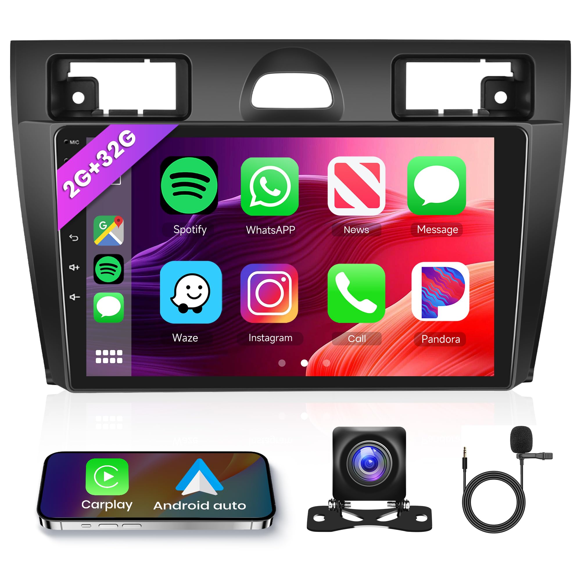 2G+32G Android Car Stereo for Ford Fiesta 2006-2011 | 9
