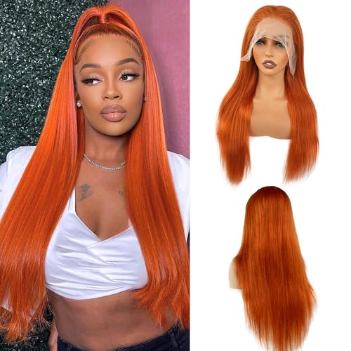 Ginger Wig Human Hair Lace Front Wigs
