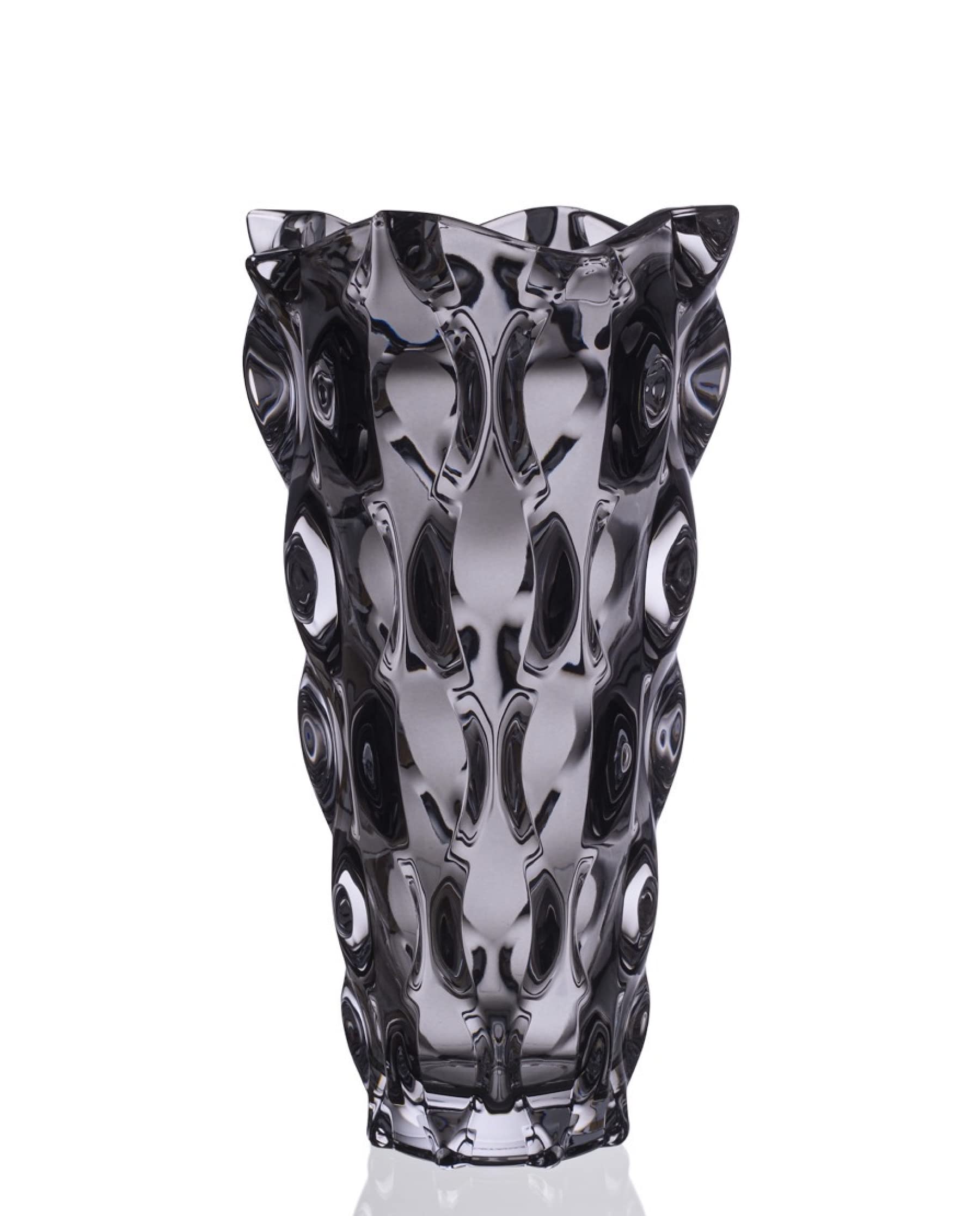 Czech Bohemian Crystal Glass Vase 12