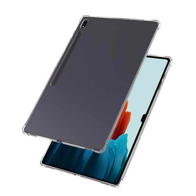 Samsung Galaxy Tab A8 10.5 Inch (2022 Model) Clear TPU Protective Case - Slim Fit Shockproof Cover for Work, Travel & Home Use