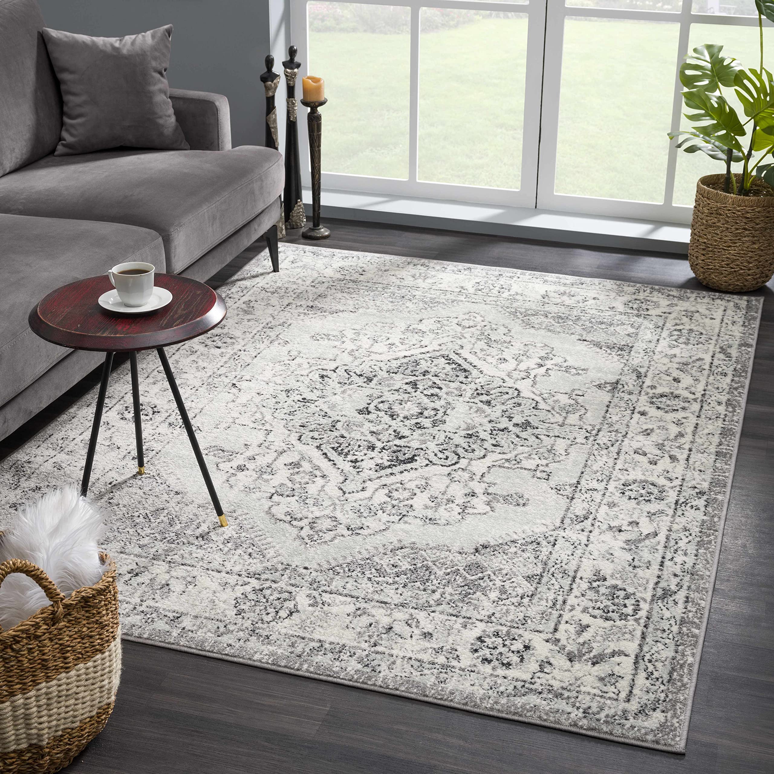 Premium Hauteloom MARASH Traditional Area Rug for Living Room & Bedroom - 7'10