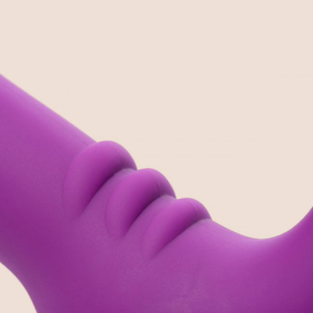Royal Revolver Vibrating Strapless Strap-On Dildo - Hands-Free Pleasure for Couples & Solo Play - Perfect for BDSM, Roleplay & LGBTQ+ Fun