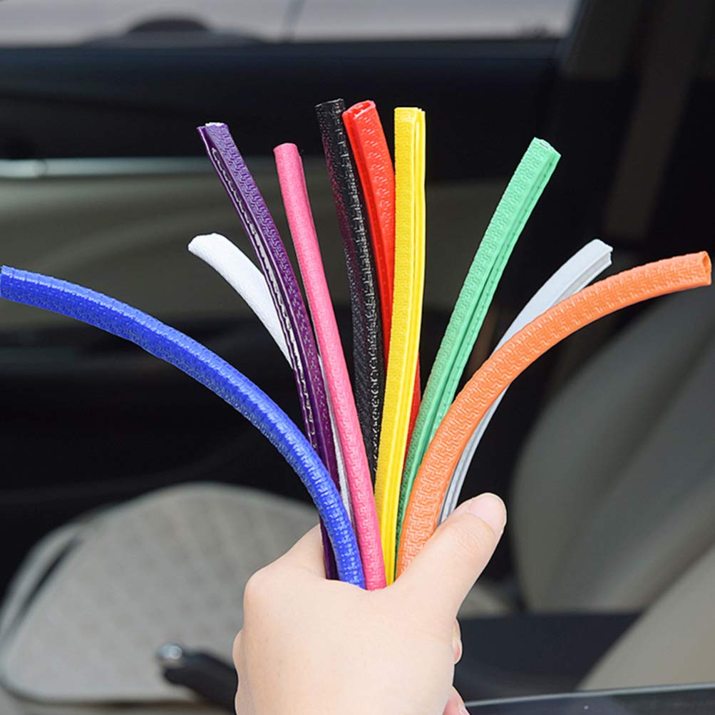 Premium U-Shaped Car Door Edge Guards - 10M Rubber Edge Trim Seal Strips for Auto Vehicle Protection | Prevent Scratches & Dents | Ideal for Parking Lots, Garages & Tight Spaces