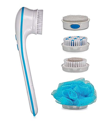Deep Cleaning SPA Spinning Long Handle Shower Scrubber - Back Massage & Bath Cleaning Tool with Ergonomic Design (Multi Color) | Perfect for Relaxing Spa Days & Deep Skin Exfoliation