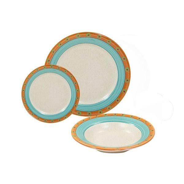 Hand Painted Sedona Sky Dinnerware Set - Elegant Ceramic Plates & Bowls for Fine Dining, Entertaining & Home Decor