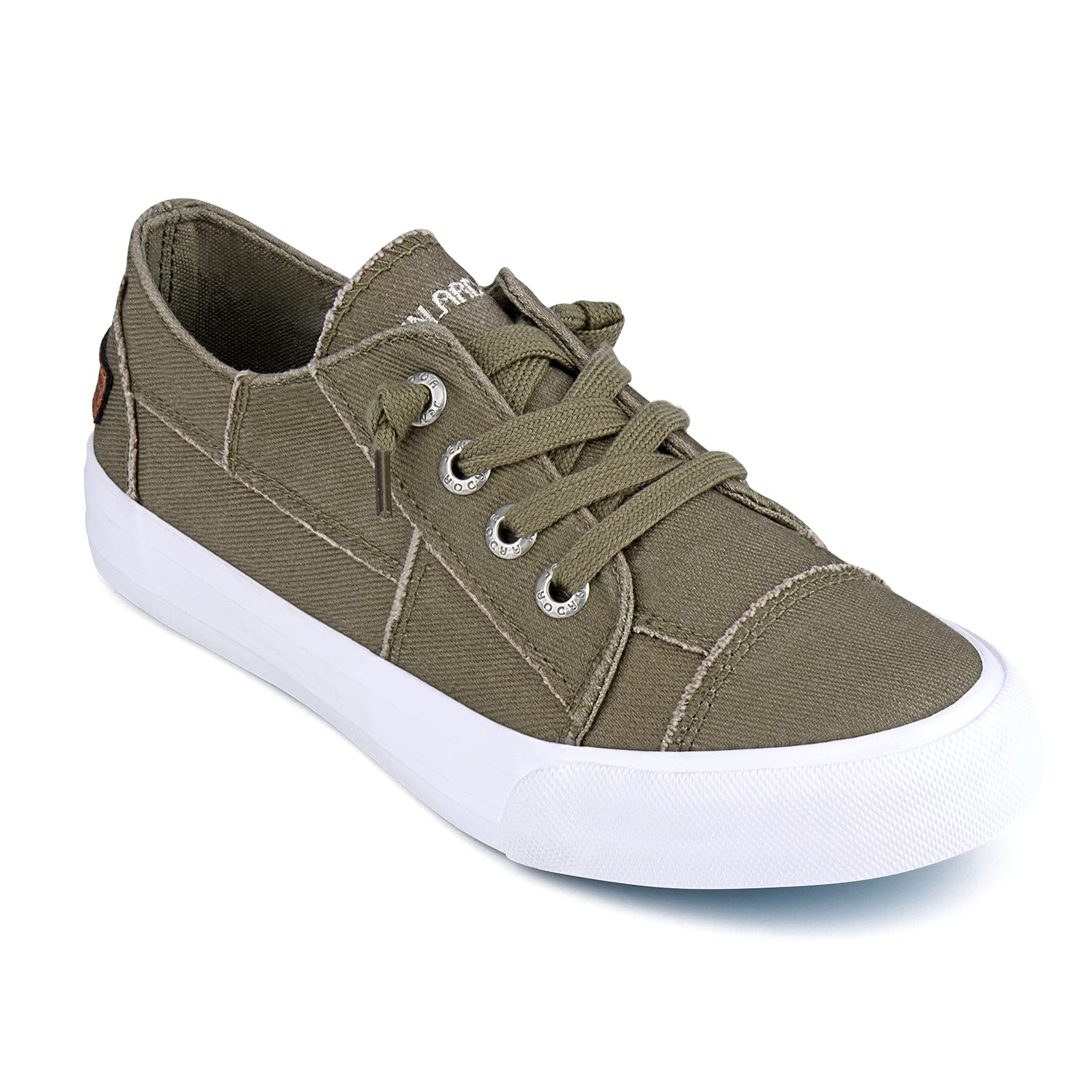 JENN ARDOR Women's Slip On Canvas Sneakers - Low Top Comfortable Walking Flats | Casual Fashion Shoes for Everyday Wear, Travel & Outdoor Activities