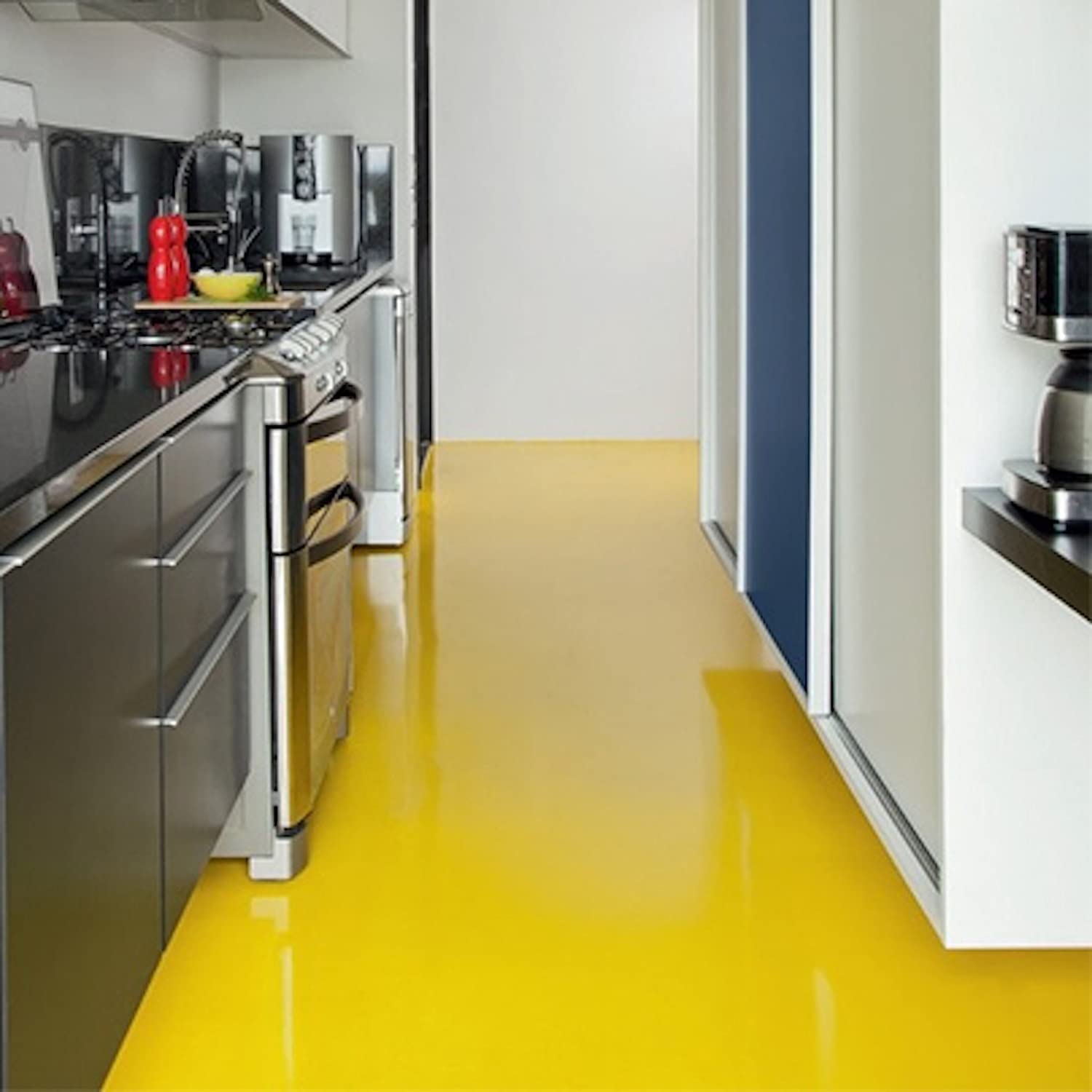 Premium Safety Yellow Epoxy Resin Kit - 1.5 Gallon for Bar Tops, Table Tops, Wood, Concrete & Art Projects | DIY Epoxy Coating for Countertops, Floors, Crafts & Decorative Surfaces | High-Gloss, Durable Finish for Home & Commercial Use