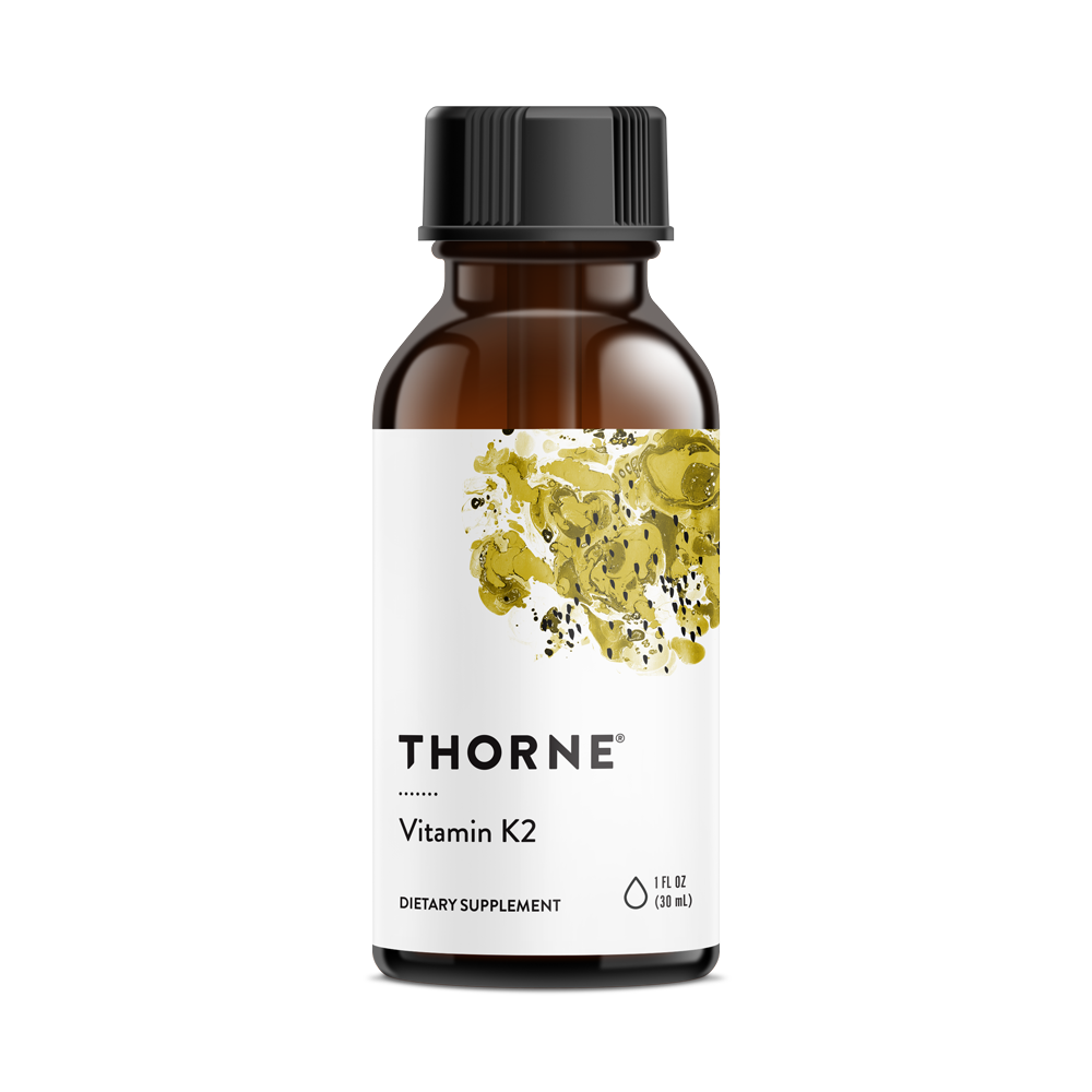Thorne Vitamin K2 (K170) Supplement - Supports Heart & Bone Health - Vegan, Non-GMO - for Cardiovascular & Bone Strength - Ideal for Adults & Seniors - Use Daily for Optimal Wellness