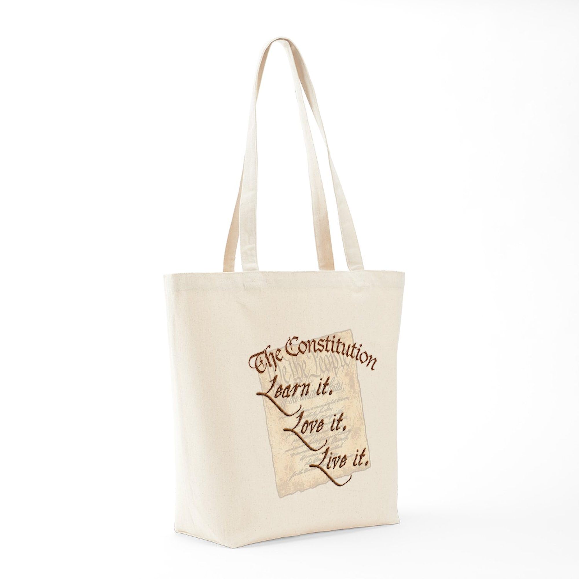 Conservatives Unite! Natural Canvas Tote Bag - Reusable Eco-Friendly Shopping Bag for Groceries, Beach & Daily Use | CafePress