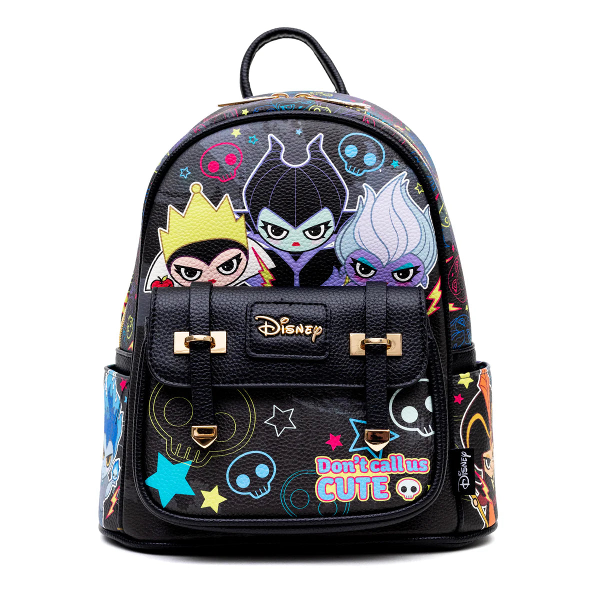 Villains Chibi Leather Mini Backpack for Women - Cute Small Crossbody Purse for Disney Fans, Cosplay & Daily Use | Perfect for Theme Parks, Shopping & Travel Accessories