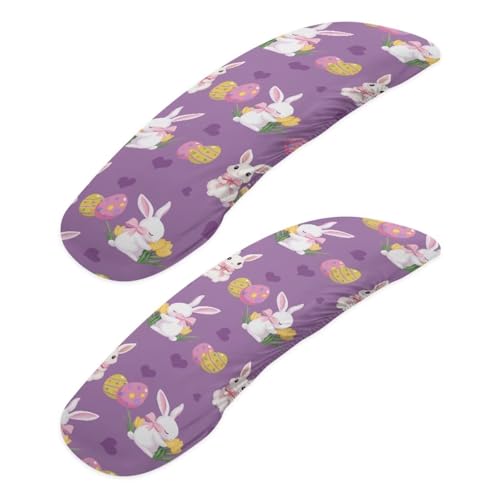 Purple and White - Easter Bunny Eggs
