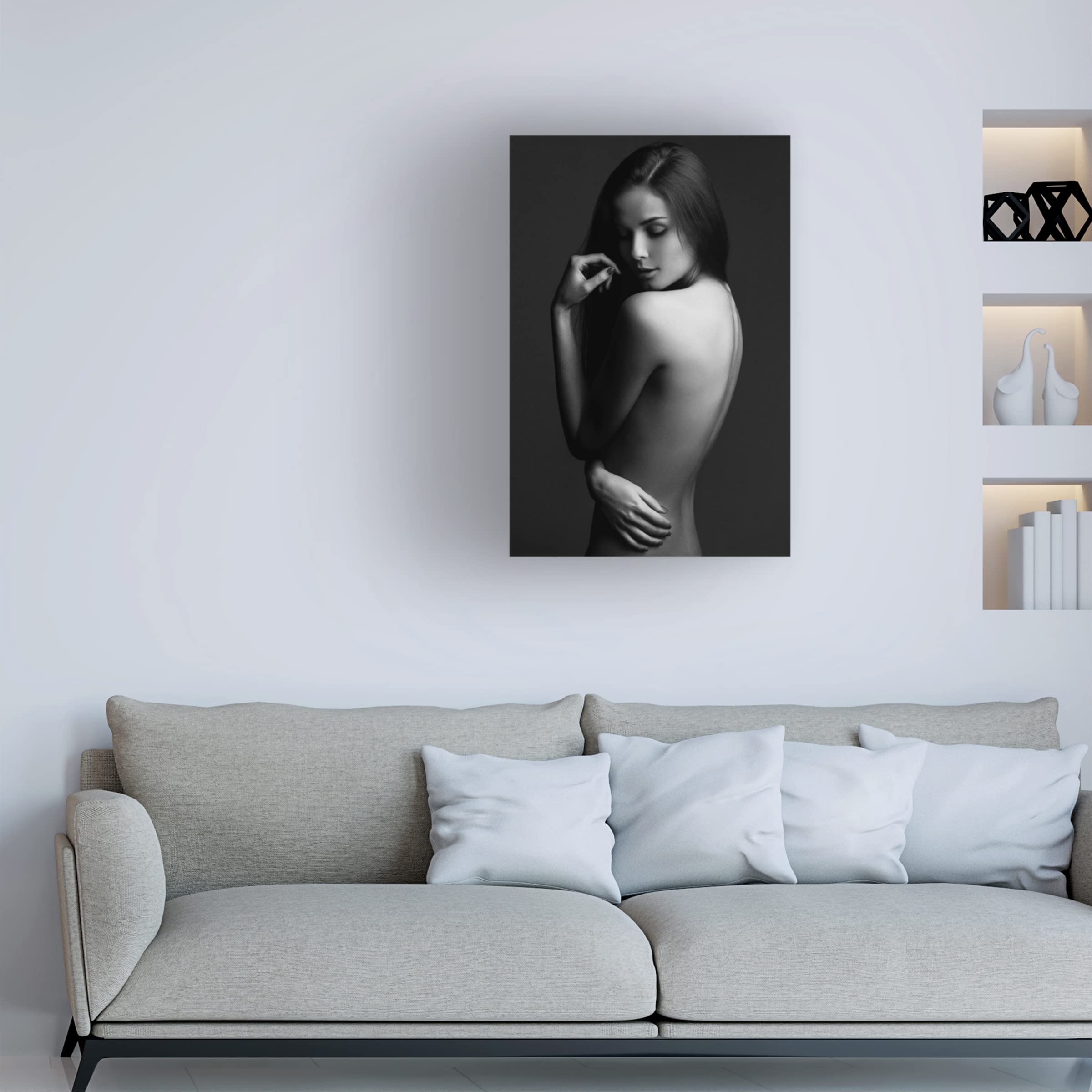 Trademark Fine Art 'Sensual Beauty' Canvas Wall Art by Martin Krystynek - Modern Home Decor for Living Room, Bedroom & Office