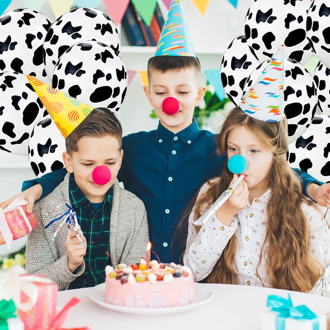 50 PCS Cow Print Balloons - Western Cowboy Theme Party Decorations for Birthday, Baby Shower & Farmhouse Events - Funny Animal Balloon Favors for Cowboy Parties, Ranch Decor & Western Celebrations