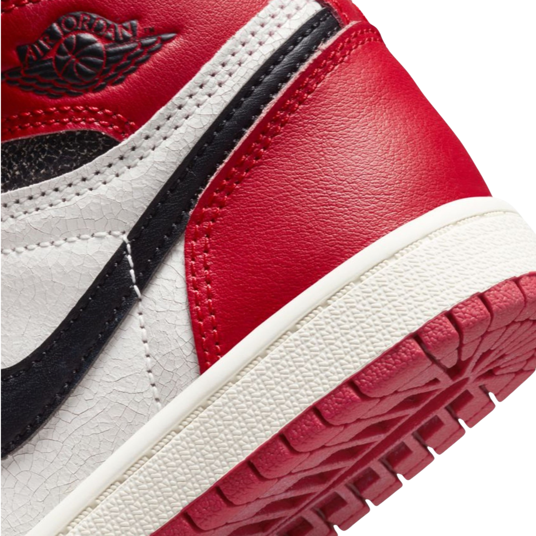 Air Jordan 1 High Retro PS Lost and Found Sneakers - Varsity Red, Black & Sail Colorway | Basketball Shoes for Men & Women | Perfect for Streetwear & Casual Outfits